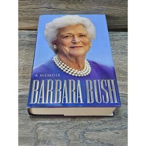 A Memoir Barbara Bush print auto-signed Edition Hardcover
